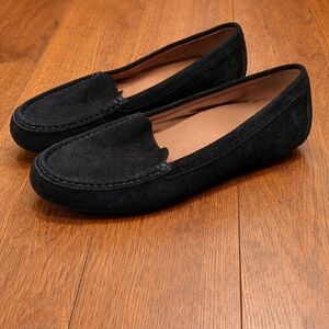 Vionic Black Suede Loafers